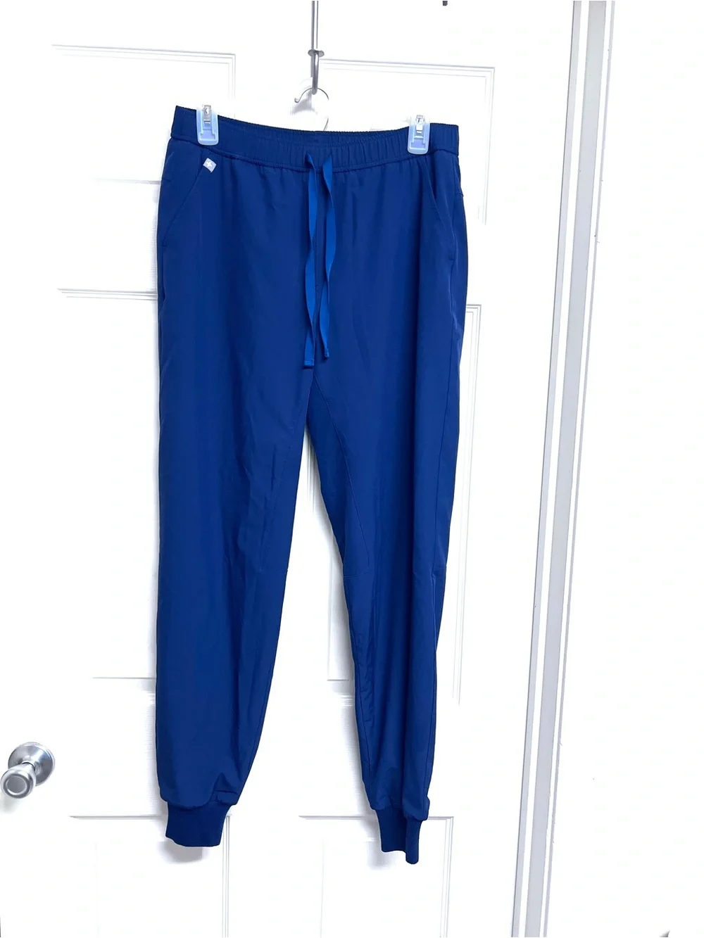 FIGS Men’s Sz XS Technical Collection Navy Blue Lined Jogger Scrub Pants